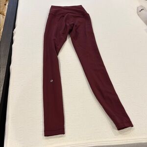 Kids Maroon Leggings